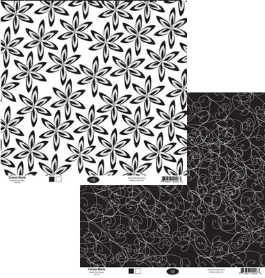 Luxe Designs - Fresh Cut Grass 12x12 d/sided patterned paper  (pack of 10)
